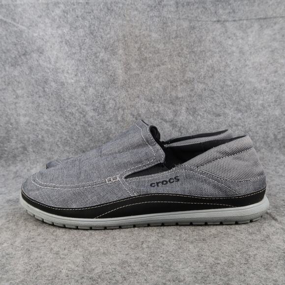 Crocs Shoes Mens 10 Casual Slip On Santa Cruz Playa Sneaker Lifestyle Gray Comfy main image 8